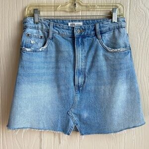 Zara Authentic Denim by TRF Mini Skirt
